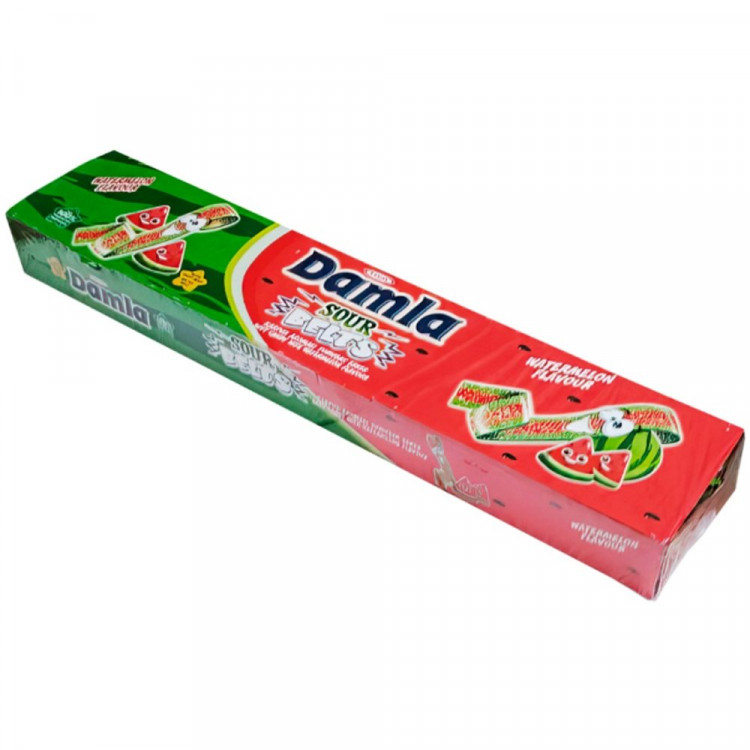 Жевательный мармелад Damla 15гр Ремешки Арбуз (Ст.72)