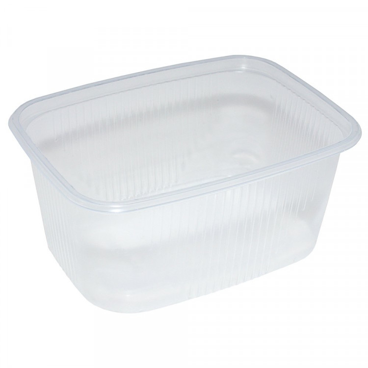 Контейнер пищевой с крышкой 250мл 108*82мм цвет прозрачный (Ст.100/1000) ДЛЯ РК