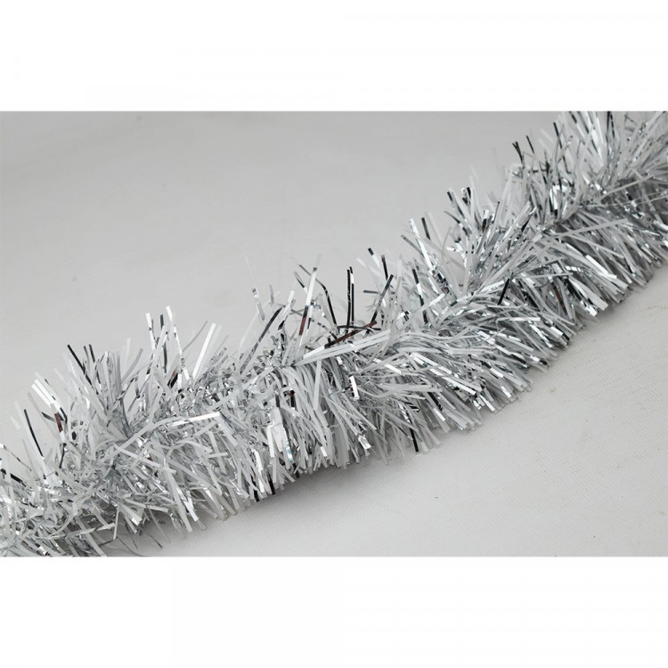 Мишура 09*200см "Снежное сияние" цв.серебро арт.215-633