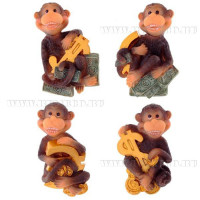 юМагнит СИМВОЛ ГОДА "Обезьянка. Богатства!" 7см асс. арт.675008