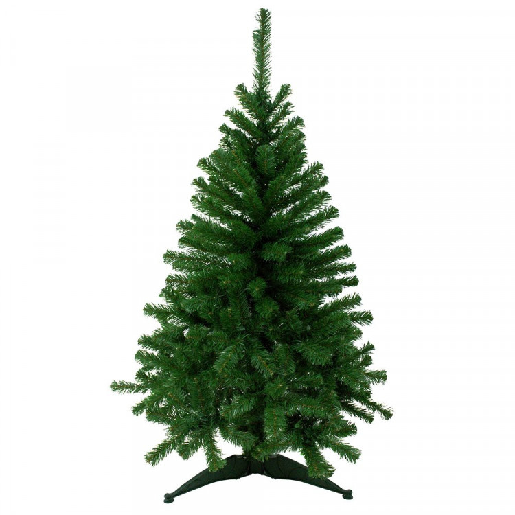 Елка 150см "Сибирская" (хвоя ПВХ, ветки отгибные, подставка пластик) арт. 0115