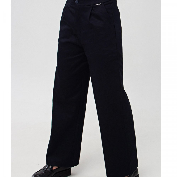 Брюки для девочки (Gemello) артикул 223268-2 размер 30/122-44/164 цвет темно-синий Брюки для девочки (Gemello) артикул 223268-2 размер 30/122-44/164 цвет темно-синий