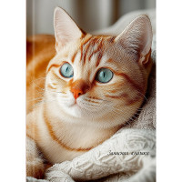 Записная книжка А6 твердая обложка 48 листов (Prof-Press) Уютные котики-3 глянцевая ламинация клетка арт.48-9513