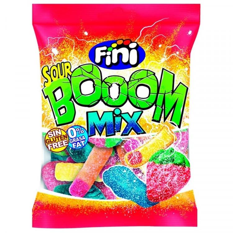 Жевательный мармелад FINI 90гр Sour Boom (Ст.12)