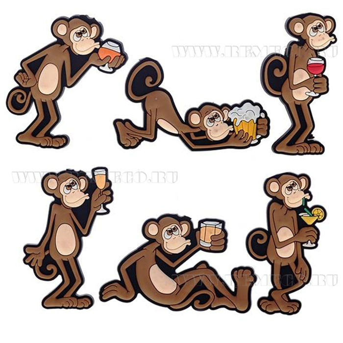 юМагнит СИМВОЛ ГОДА "Обезьянка" 7см асс. арт.673166 юМагнит СИМВОЛ ГОДА "Обезьянка" 7см асс. арт.673166