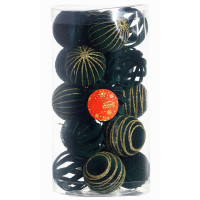 Набор шаров 06см 20шт/наб. "Бархат. Феерия" цв. зелёный арт.10870252 Набор шаров 06см 20шт/наб. "Бархат. Феерия" цв. зелёный арт.10870252