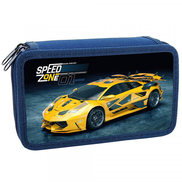 Пенал 2 отделения (Оникс) ПКК 11-5 Speed zone 190х110мм ламинированный картон Пенал 2 отделения (Оникс) ПКК 11-5 Speed zone 190х110мм ламинированный картон