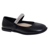 Туфли для девочки (Сказка) черные верх-искусственная кожа подкладка-натуральная кожа размерный ряд 32-37 арт.R818094781BK