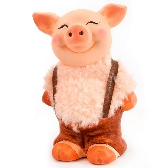 Статуэтка символ года Пушистый поросенок 9см арт.122751