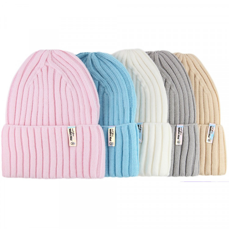 Шапка демисезонная для девочки (Полярик) арт.J-01-41 (o) размер 52-56 цвет в ассортименте