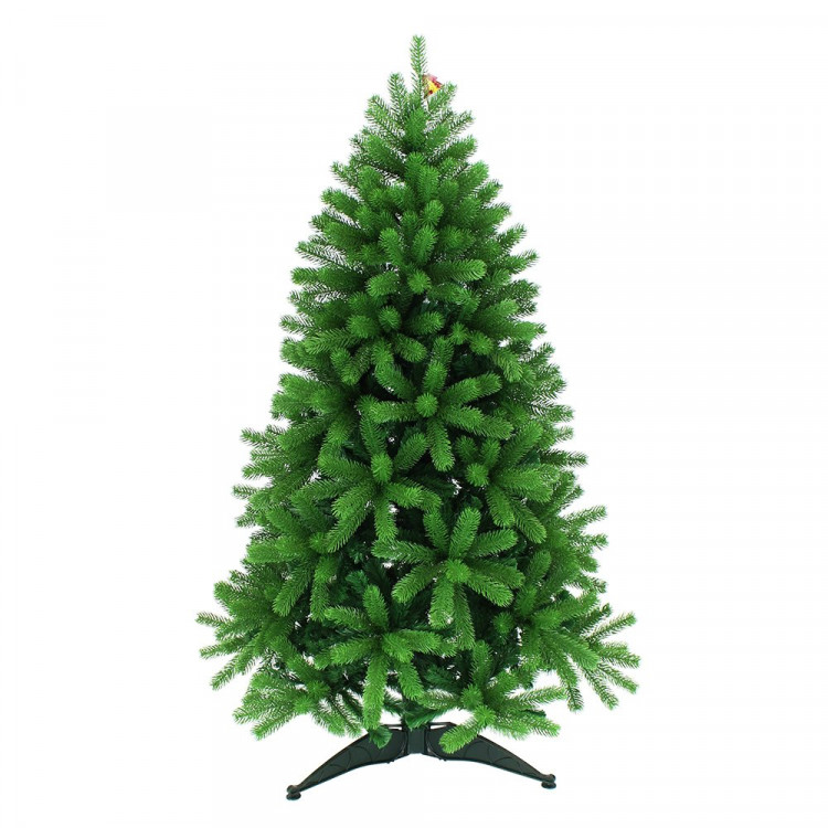 Елка 150см "Сурская" (хвоя литая+ПВХ, ветки отгибные, подставка пластик) арт.1039815