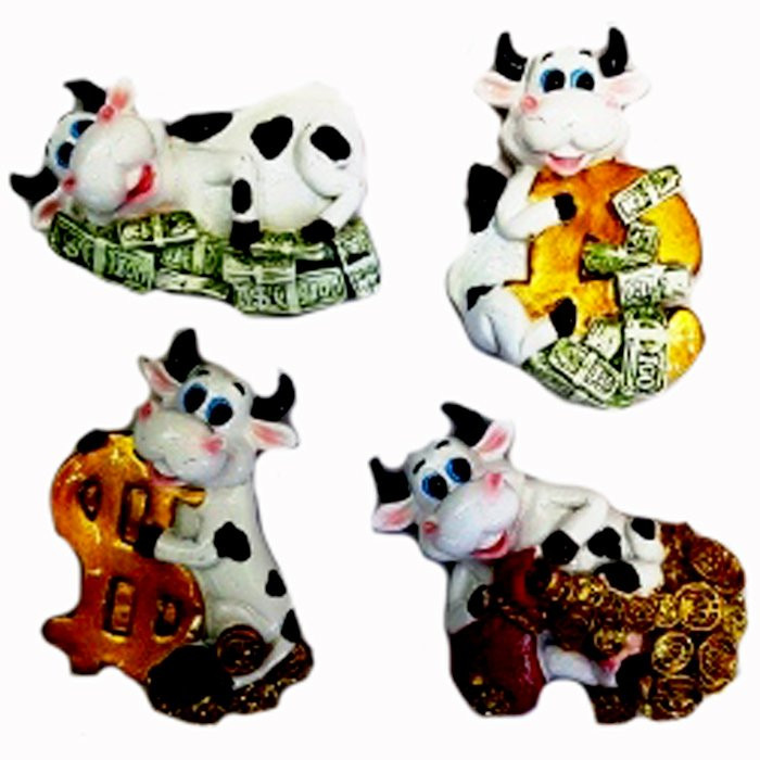 Магнит СГ "Бычок с денежками" 6см в ассортименте арт.541-232 Магнит СГ "Бычок с денежками" 6см в ассортименте арт.541-232