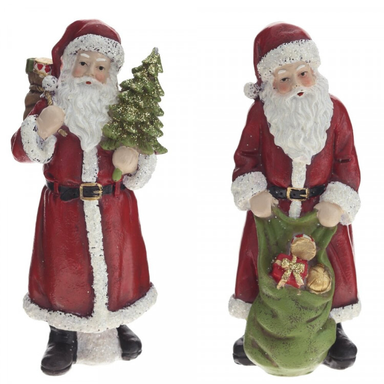 Статуэтка декоративная "Дед Мороз" 18см 2 вида арт.813626