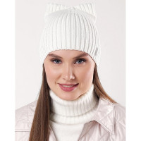 Шапка демисезонная для девочки (CLEVER) арт.554355ха размер 54-56 цвет молочный Шапка демисезонная для девочки (CLEVER) арт.554355ха размер 54-56 цвет молочный