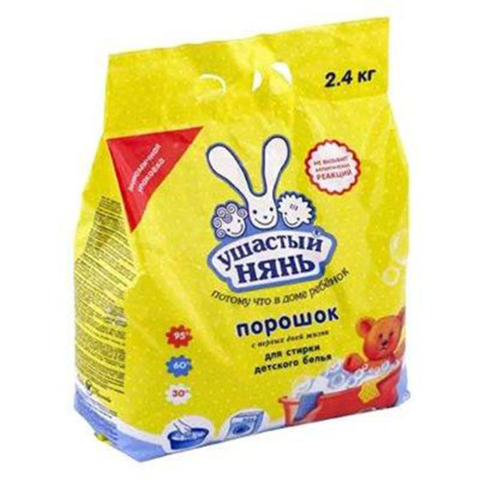 Стиральный порошок  Ушастый нянь 2400г детский