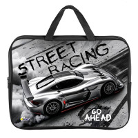 Папка А4 текстиль на молнии ручка-тесьма Оникс Форсаж арт.ПМД2-20