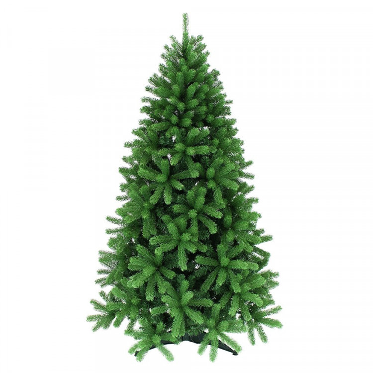 Елка 180см "Сурская" (хвоя литая+ПВХ, ветки отгибные, подставка пластик) арт.1039818