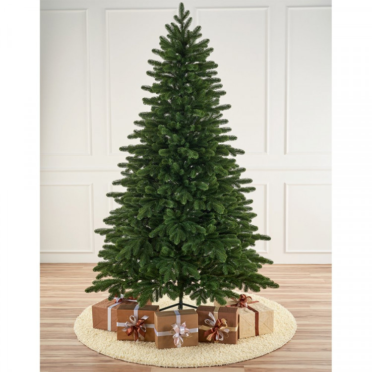 Елка 210см "Калининградская" (хвоя 100% литая, ветки на шарнирах, подставка металл.) арт.КЛН 210