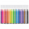 Фломастеры (Hatber) M-Brush BUBBLE-TEA 18 цветов кистевидные ПВХ чехол арт.FP_092286