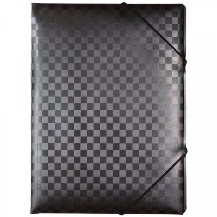 Папка на резинке А4 35мм пластик 400мкм deVENTE Total Black арт.3070313 (Ст.60)