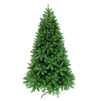 Елка 210см "Сурская" (хвоя литая+ПВХ, ветки отгибные, подставка металл) арт.1039821