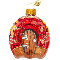 Фигурка на ёлку стекло 06см "Подкова" п/уп. арт.ФУ-233