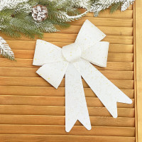 Украшение декоративное "Бант" 22*28см "Зимнее волшебство" цв.золото арт.185-0917