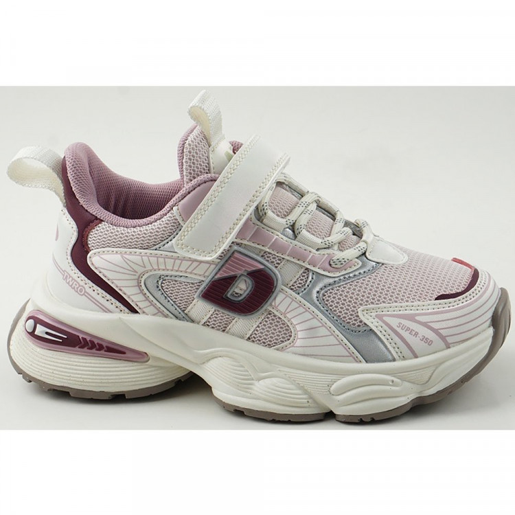 Кроссовки для девочки (B&G) цвет розовый верх-искусственная кожа подкладка-текстиль артикул dz-1808-2H Кроссовки для девочки (B&G) цвет розовый верх-искусственная кожа подкладка-текстиль артикул dz-1808-2H