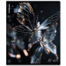 Тетрадь А5 клетка 48 листов скоба (ErichKrause) Glass Butterflies матовая ламинация выборочный УФ-лак ассорти арт.63315