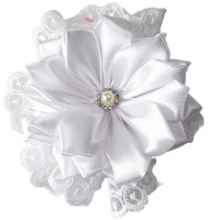 Резинка для волос Arco Carino цвет белый арт.12-01 Резинка для волос Arco Carino цвет белый арт.12-01