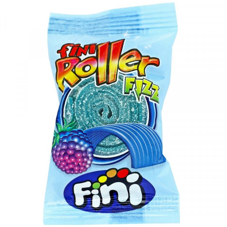 Жевательный мармелад FINI 20гр Роллер Малина (Ст.40)