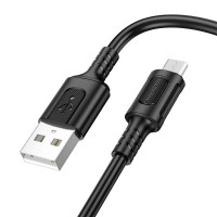 Кабель USB - micro USB BOROFONE BX111 2,4A, 1м, черный