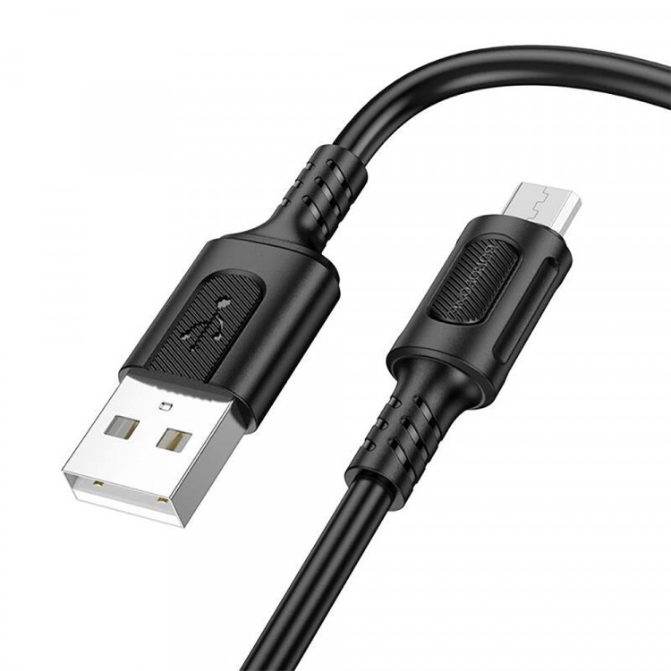 Кабель USB - micro USB BOROFONE BX111 2,4A, 1м, черный