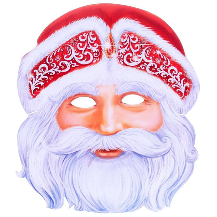 Маска карнавальная "Дедушка Мороз" арт.1926718