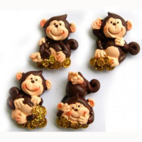 юМагнит СИМВОЛ ГОДА "Обезьянкa" 7см арт.SL14A3171