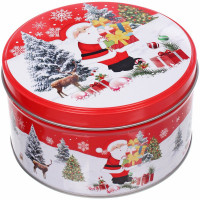 Банка жестяная "Настроение праздника" 13,5*7,5см 900мл арт.894-408