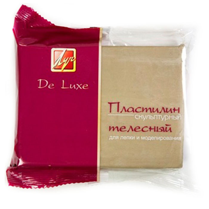 Пластилин скульптурный 300 грамм (ЛУЧ) телесный арт 23С 1482-08 Пластилин скульптурный 300 грамм (ЛУЧ) телесный арт 23С 1482-08