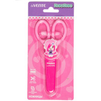 Ножницы детские 135мм пластиковые ручки (deVENTE) NicoNico:-) розовые защитный футляр арт.8010326