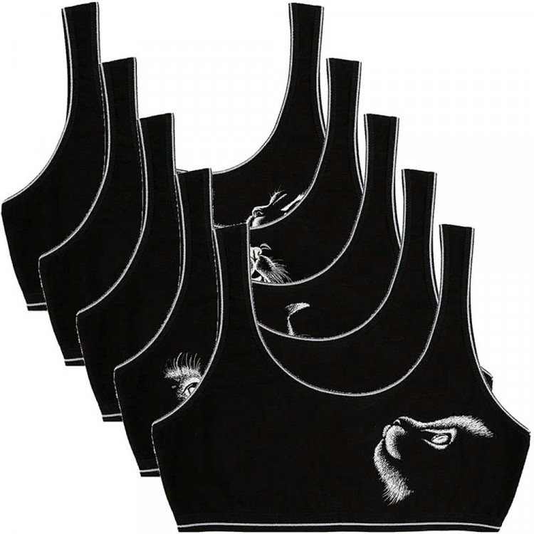 Топ для девочки подростковый арт.6071RM размер 40/164-170 (14/15) цвет черный 100% хлопок