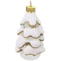 Украшение декоративное стекло 08см "Ёлочка" п/у арт.ФУ-37/П Украшение декоративное стекло 08см "Ёлочка" п/у арт.ФУ-37/П