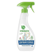 Чистящее средство для стекол, зеркал и быт. техники 500мл с курком SYNERGETIC Чистящее средство для стекол, зеркал и быт. техники 500мл с курком SYNERGETIC
