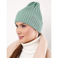 Шапка демисезонная для девочки (CLEVER) арт.554368ха размер 54-56 цвет зеленый Шапка демисезонная для девочки (CLEVER) арт.554368ха размер 54-56 цвет зеленый