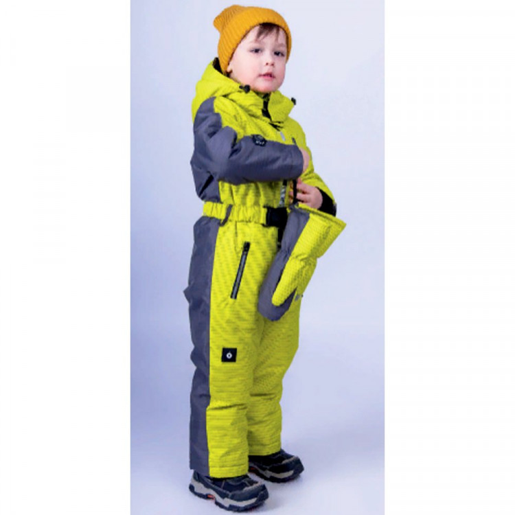 Комбинезон зимний для мальчика (OVAS) арт.Кидзон цвет желтый/графит Комбинезон зимний для мальчика (OVAS) арт.Кидзон цвет желтый/графит
