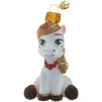 Фигурка на ёлку стекло (серия Символ года) 07см "Пони девочка 1" цв.белый п/уп. арт.ФУП4-2466/1 Фигурка на ёлку стекло (серия Символ года) 07см "Пони девочка 1" цв.белый п/уп. арт.ФУП4-2466/1