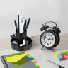 Подставка для канцелярских принадлежностей (СТАММ) МЕТЕОР черный арт.ОФ555/ОР-30917