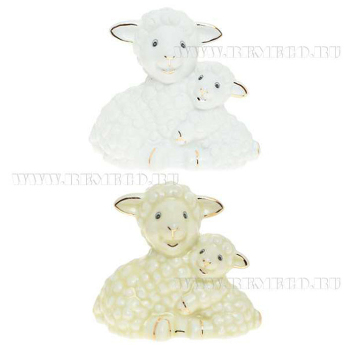 яяяСтатуэтка СИМВОЛ ГОДА "Овечки" 08см арт.671769 яяяСтатуэтка СИМВОЛ ГОДА "Овечки" 08см арт.671769