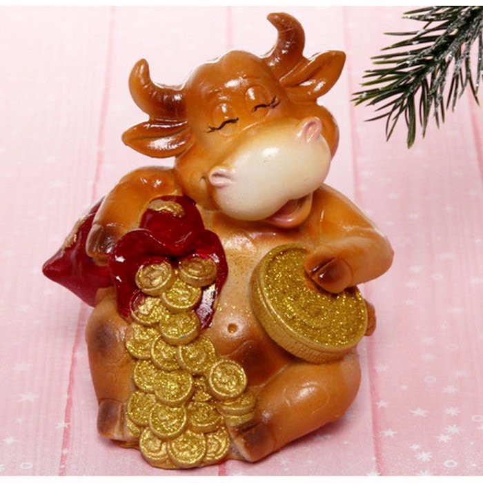 Копилка СГ "Бычок к достатку" 12см арт.541-323 Копилка СГ "Бычок к достатку" 12см арт.541-323