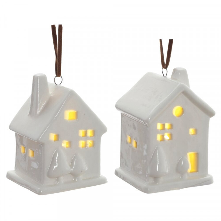 Статуэтка декоративная "Домик" 08см с подсветкой арт.823424