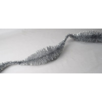 Мишура 200см №32 "Гирлянда" цв. серебро (Ст.60) Мишура 200см №32 "Гирлянда" цв. серебро (Ст.60)