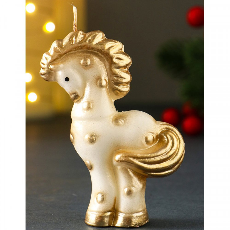 Свеча фигурная 8,2*06*2,5см "Лошадка" арт.10920563